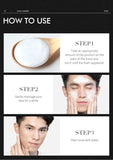 Men's facial Cleanser Rich Foam Deep Clean Remove Grease Improve Oily Face Wash Cream Gentle Moisturizing Remove Blackhead