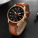 Top Brand Luxury Men's Watches Casual Leather Belt Analog Quartz Wrist Watches for Men Fashion Sports Male Clock Reloj Hombre