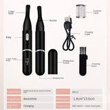 Detachable Electric Eyebrow Trimmer Multi-purpose Rotatable Hair Shaving Machine Usb Charging Precision Hair Remove Tools