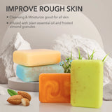 4 Packs Of Natural Plant Essential Oil Soap, Mint Soap, Eucalyptus Soap, Moisturizing Cleansing Soap - Shower Body Soap Gift Box