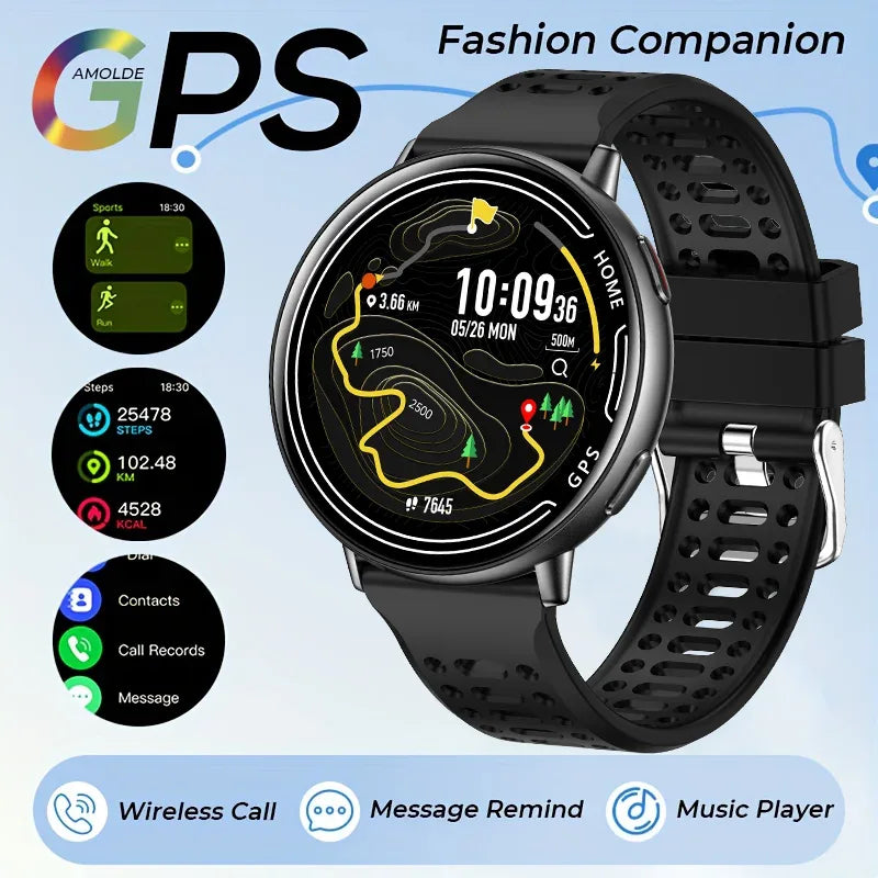 For Amazfit Active 2 GPS smartwatch for Men and Women, Ai GPT Amoled waterproof sports smartwatch Compass NFC BT call watch New - Wear444
