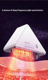 Electric Scalp Applicator Massage Liquid Guide Comb Hair Growth Comb Vibrating Red Light Microcurrent Heating