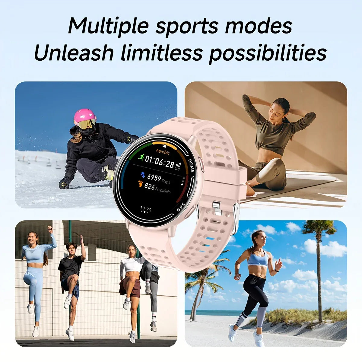 For Amazfit Active 2 GPS smartwatch for Men and Women, Ai GPT Amoled waterproof sports smartwatch Compass NFC BT call watch New - Wear444
