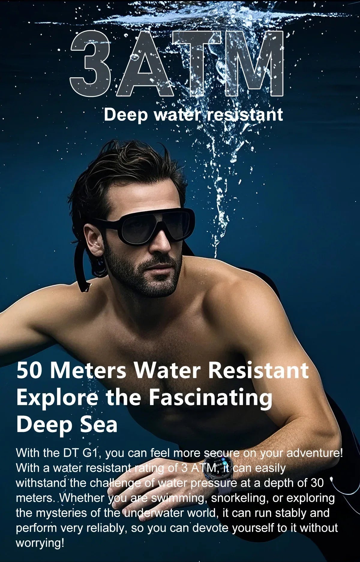 2026 New T-REX Pro Dual-Band AGPS Smartwatch Built-in Offline Map 10ATM Waterproof 30-Days Battery Compass Men Militray Watches - Wear444