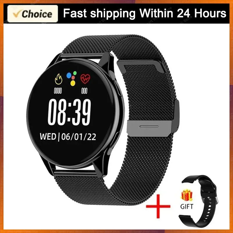 LIGE Women Smart Watch For Men Bluetooth Call Waterproof Watch Sport Fitness Health Monitoring Smartwatch Ladies For Android IOS - Wear444
