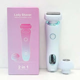 2in1 Remove Hairs Female Electronic Shavers Body Epilator Shaving Hair Removal Ladies Electric Shaver Machine for Women