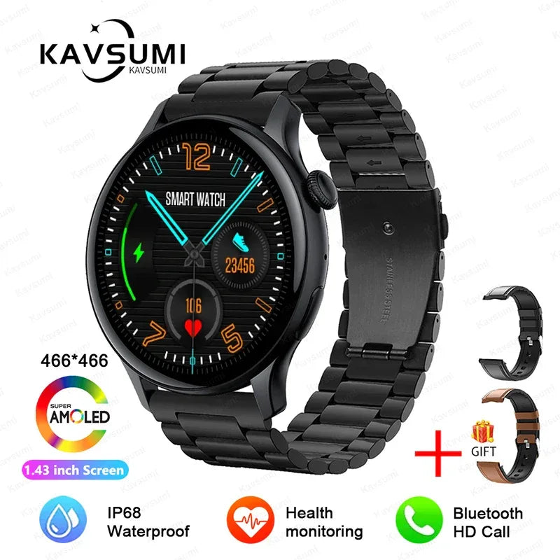 Smartwatch for Women AMOLED Screen Always Display Time NFC IP68 Waterproof Sports Call Women Smart Watch For Women Custom dial - Wear444