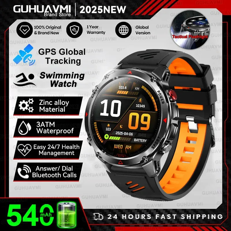 2025 New Women's Fashion Sports Smart Watch Built in GPS 3ATM Waterproof Bluetooth Call Health Monitoring Smartwatches For Women - Wear444