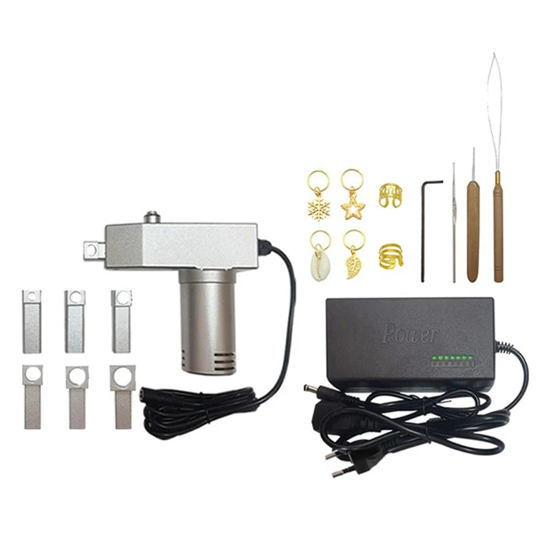 NEW Instant Dreadlocks Hair Making Machine Easy DIY Semi-Automatic Dreadlock Machine for Long Human Hair EU Plug US Plug