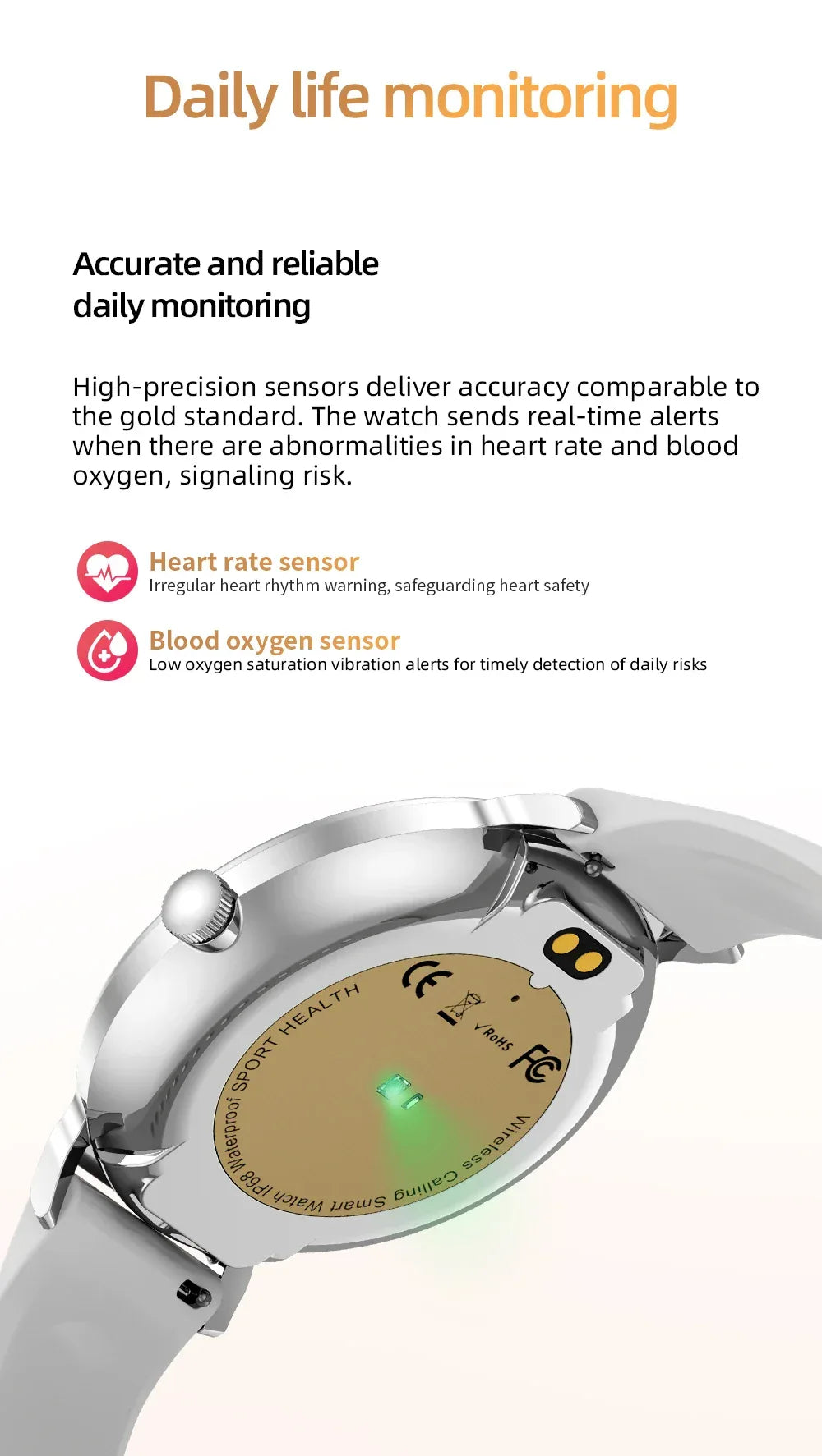 For Android IOS New Ultra Thin Smart Watch Women Screen Always Display Time Sports Bracelet Bluetooth Call Fashion Smartwatch - Wear444