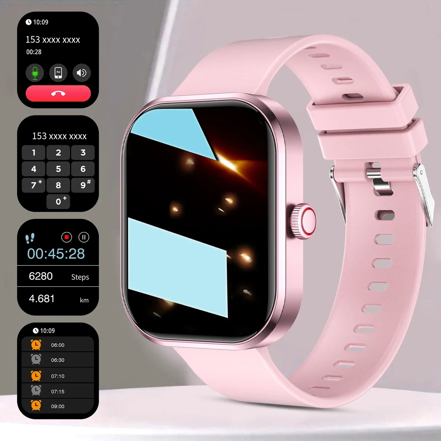 2025 Smart Watch 2.01 Inch HD Display Answer Make Call Message Preview Sport Modes DIY Dial Weather Forecast Men Women - Wear444