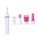 Female 5-in-1 hair removal machine, female eyebrow trimming machine, female shaver, hair removal razor, facial hair removal mach
