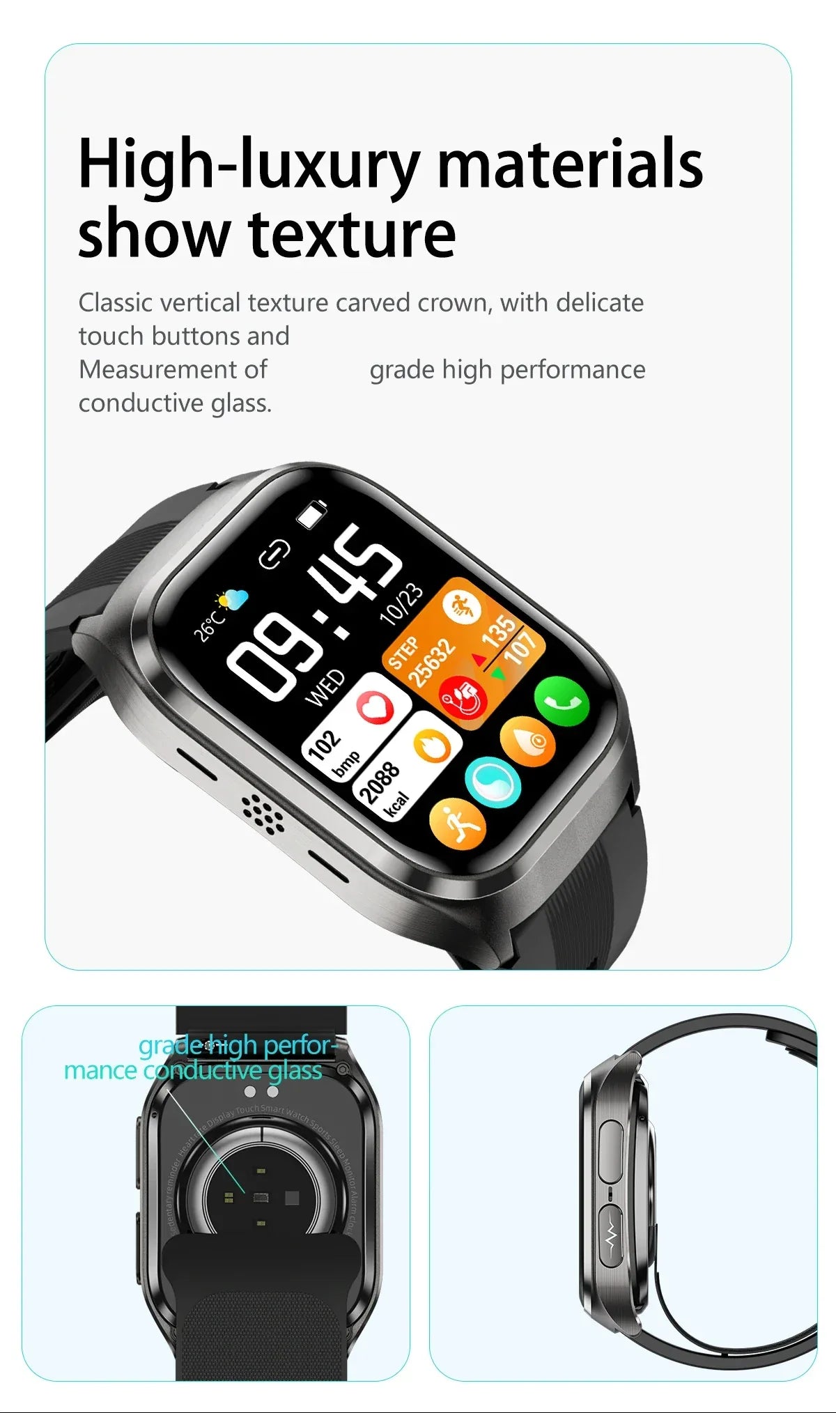 2025New Heart Health Analysi NFC Air Pump+Air Bag Smart Watch Men Accurate Blood Pressure Uric Acid ECG Call Smart Bracelet lady - Wear444