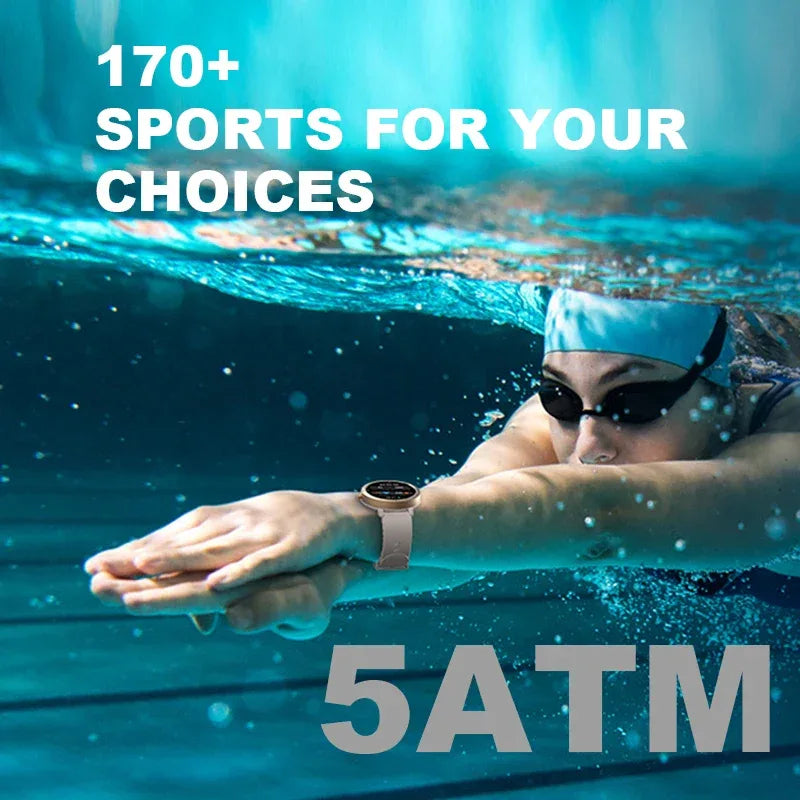 2026 GPS Smartwatch AMOLED 1.32" Military Watch Call 5ATM Waterproof 170 Sport Modes Smart Watch with Compass Barometer Altitude - Wear444