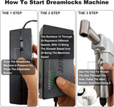 Braiding Machine,Dreadlock Machine,Automatic Hair Curling Machine with 6 Heads,Suitable for DIY Your Own Braided Hair Extensions