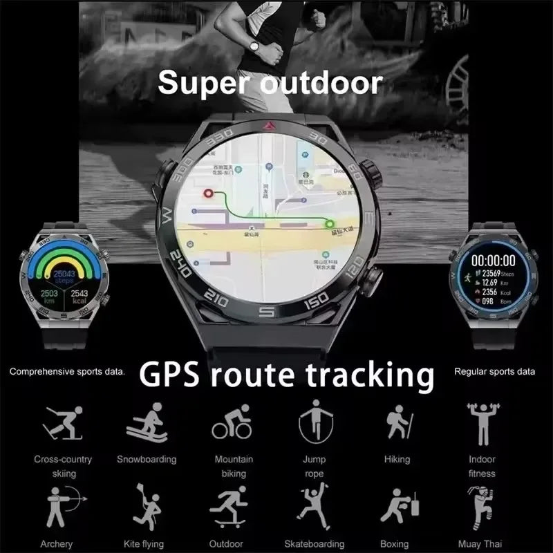 Hotsale Smartwatch Women Men Lady Gifts 1.53” HD AMOLED GPS NFC Bluetooth Phone Calls Sports Smart Watches For Man Waterproof - Wear444