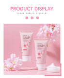 LAIKOU Sakura Facial Cleanser Foam Face Wash Remove Blackhead Moisturizing Shrink Pores Deep Cleaning Oil Control Skin Care 50g