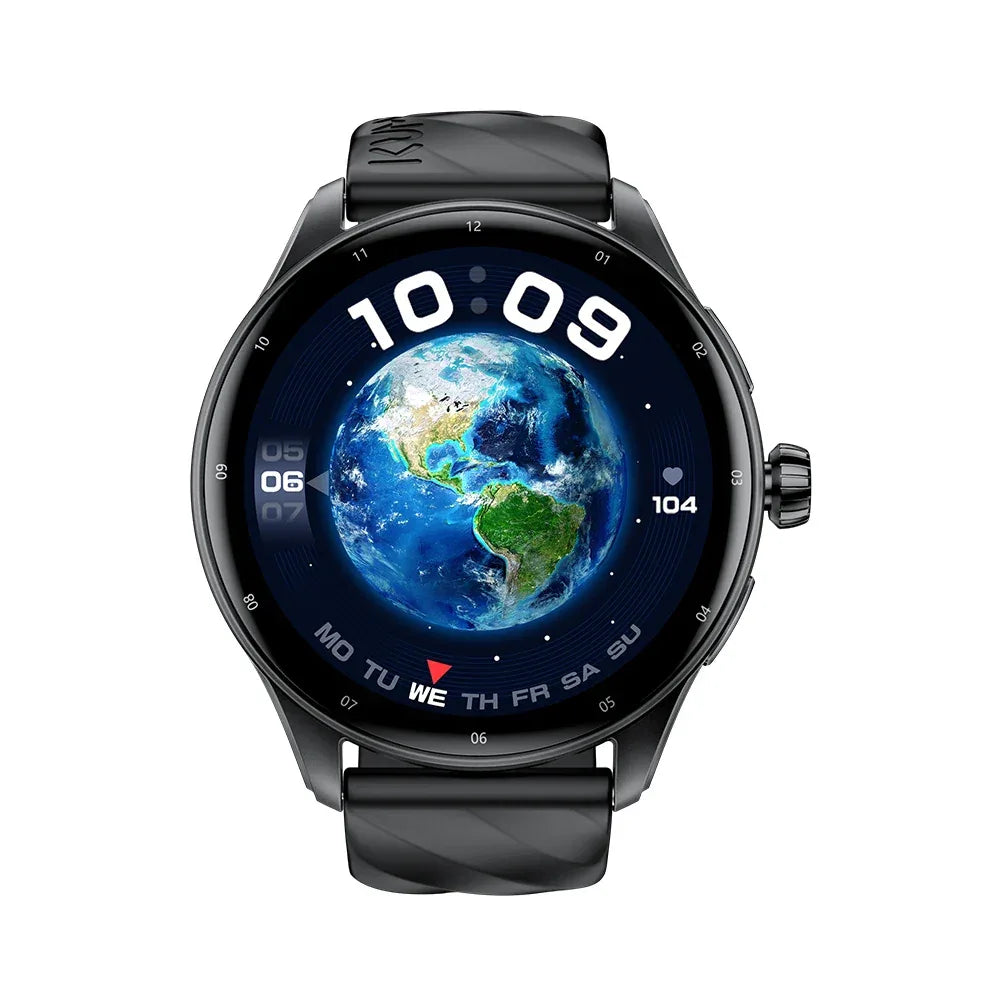 KUMI GW3 Pro Smartwatch 1.43" AMOLED IP68 Waterproof Bluetooth 5.2 Fitness Tracker Heart Rate Blood Oxygen Monitor - Wear444