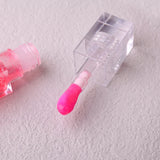 Plumping Clear Lip Oil Tint Glow Lipgloss Custom Logo Cruelty Free Fruit Color Changing Lip Plumper Wholesale Bulk 10pcs/lot