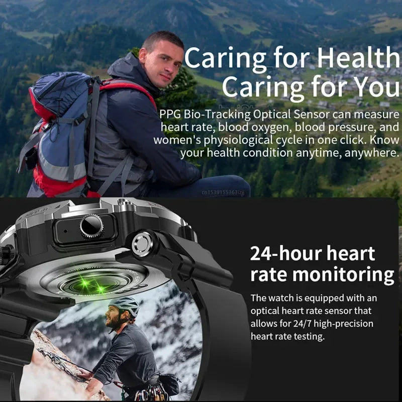 Rainbuvvy T96 TWS Smart Watch Earphone 1.52inch Amoled 3 IN 1 Local Music Player Wireless Headset BT Call Earbuds Smartwatch - Wear444