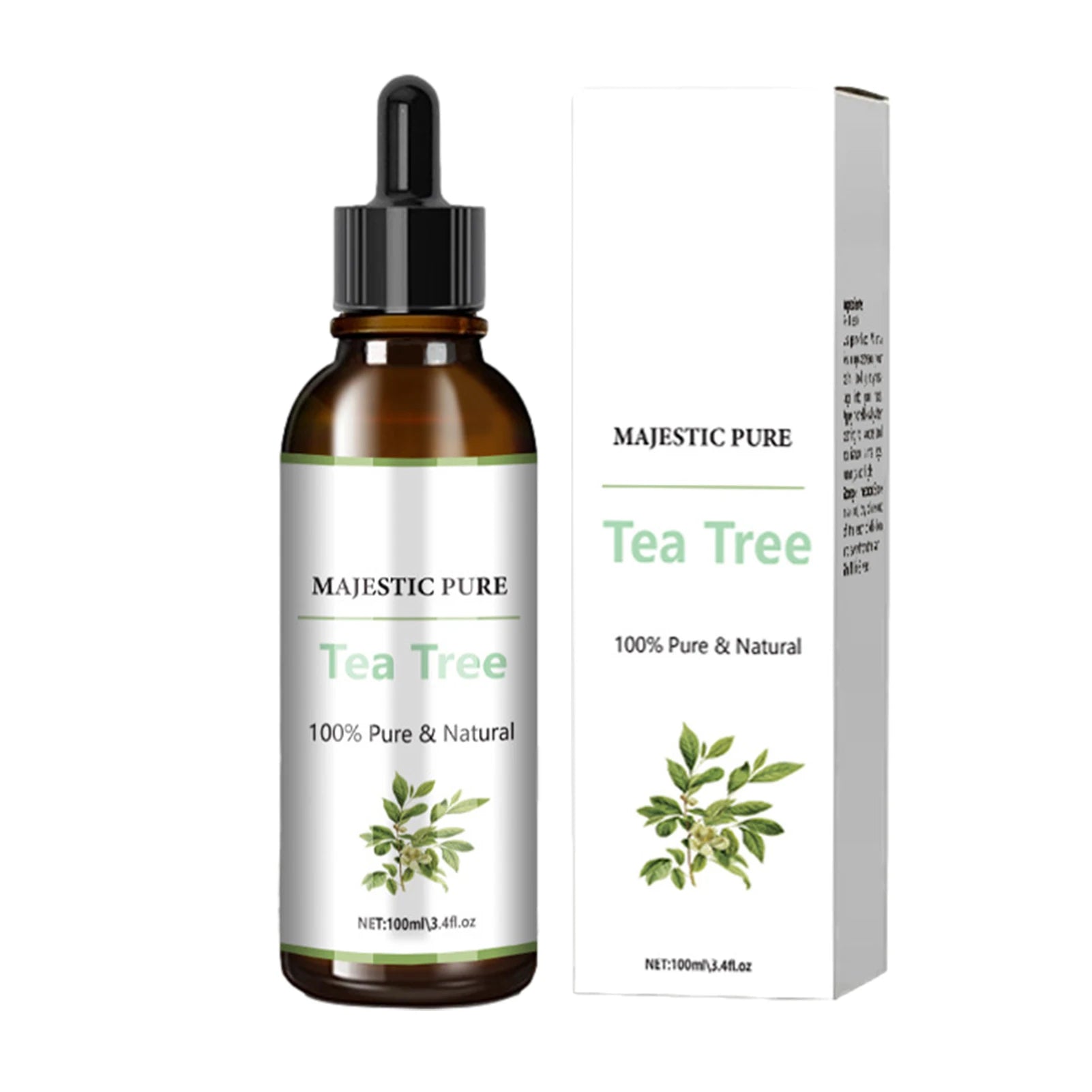 10ml Tea Tree Essential Oil Compound Plant Hydrating Oil-control Remove Pore Anti-acne Moisturizing Brighten Face Skin Care