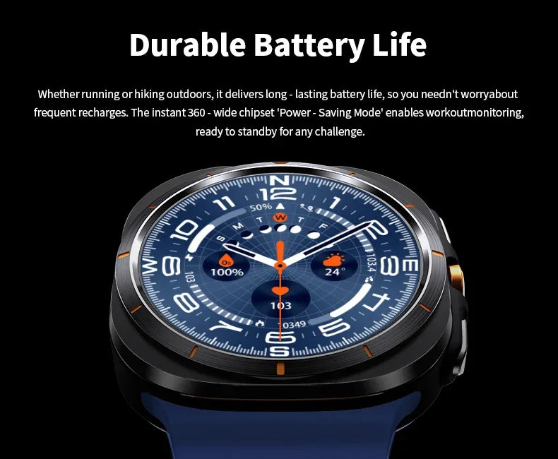 2025 New Watch8 Ultra Smart Watch Classic NFC Health Monitoring Bluetooth Call 3ATM Waterproof HD Smartwatch For IOS Android - Wear444