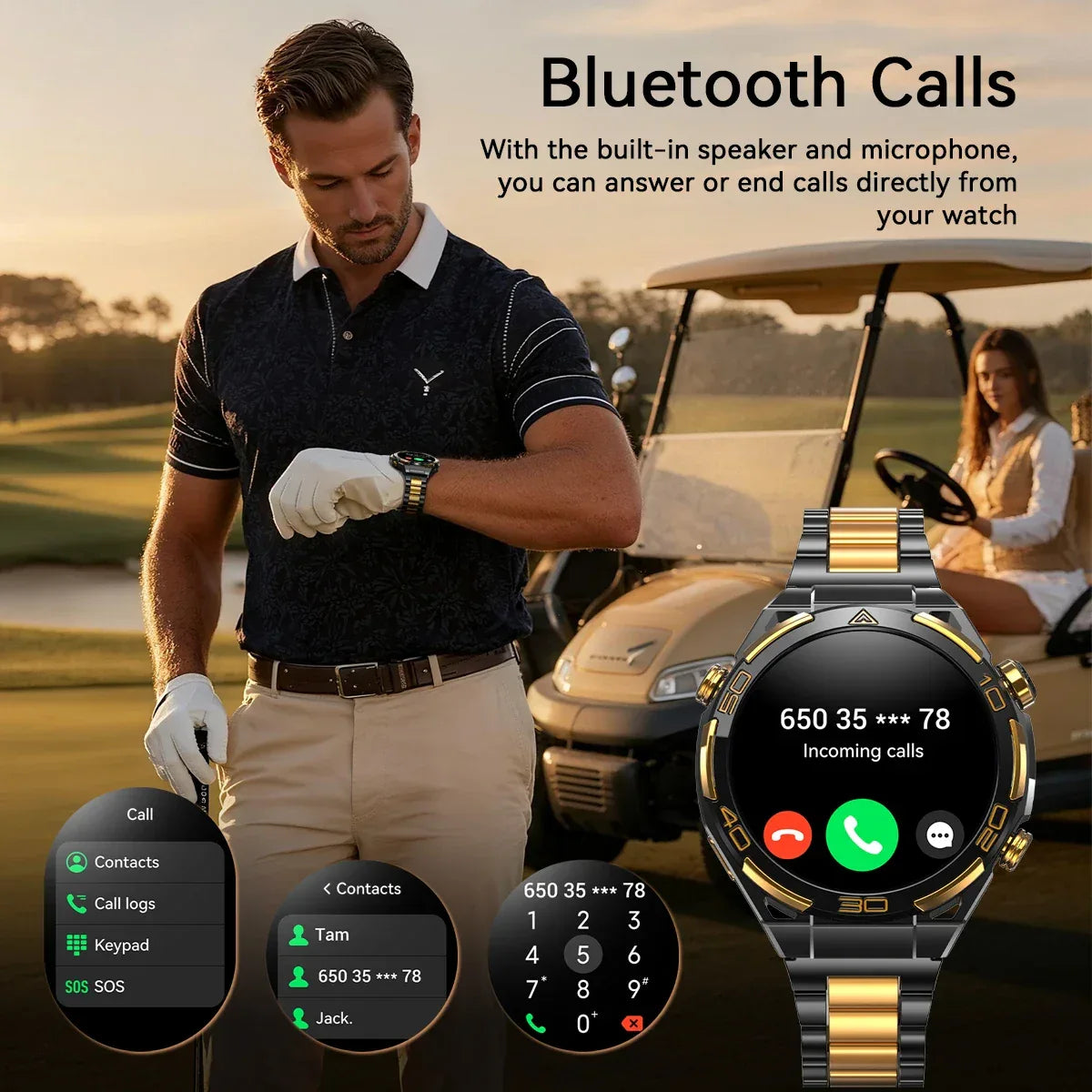 Blackview W90 Pro Smartwatch 1.43" AMOLED Display Up to 20 Days Battery Life, Blood Oxygen,Bluetooth Calling,Heart Rate Monitor - Wear444