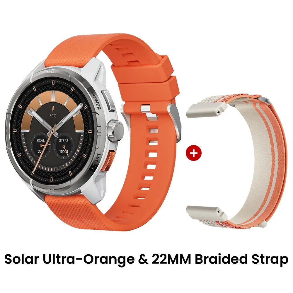 HAYLOU Solar Ultra GPS Smartwatch 1.6” AMOLED Display 5ATM Waterproof Built-in GPS Bluetooth Phone Calls Sports Smart Watch - Wear444