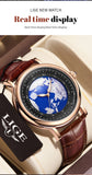 LIGE Quartz Man Watch Leather Fashion Luxury Watch for Men Military Casual Sports Outdoor Waterproof Wristwatch Reloj Hombre New