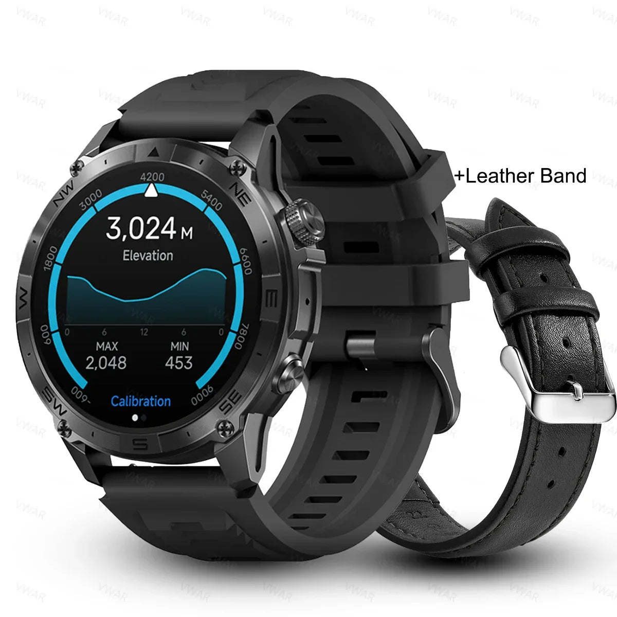 2025 NEW T-Rex Ultra GPS Smart Watch 5 ATM Waterproof Built-in Dual-band GNSS Compass Military Sport Smartwatch Men 2025 New - Wear444