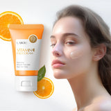 Vitamin C Facial Cleanser Skin Deep Cleansing Moisturizing Blackhead Removal skincare Face Wash Foam Face Cleanser Skin Care New
