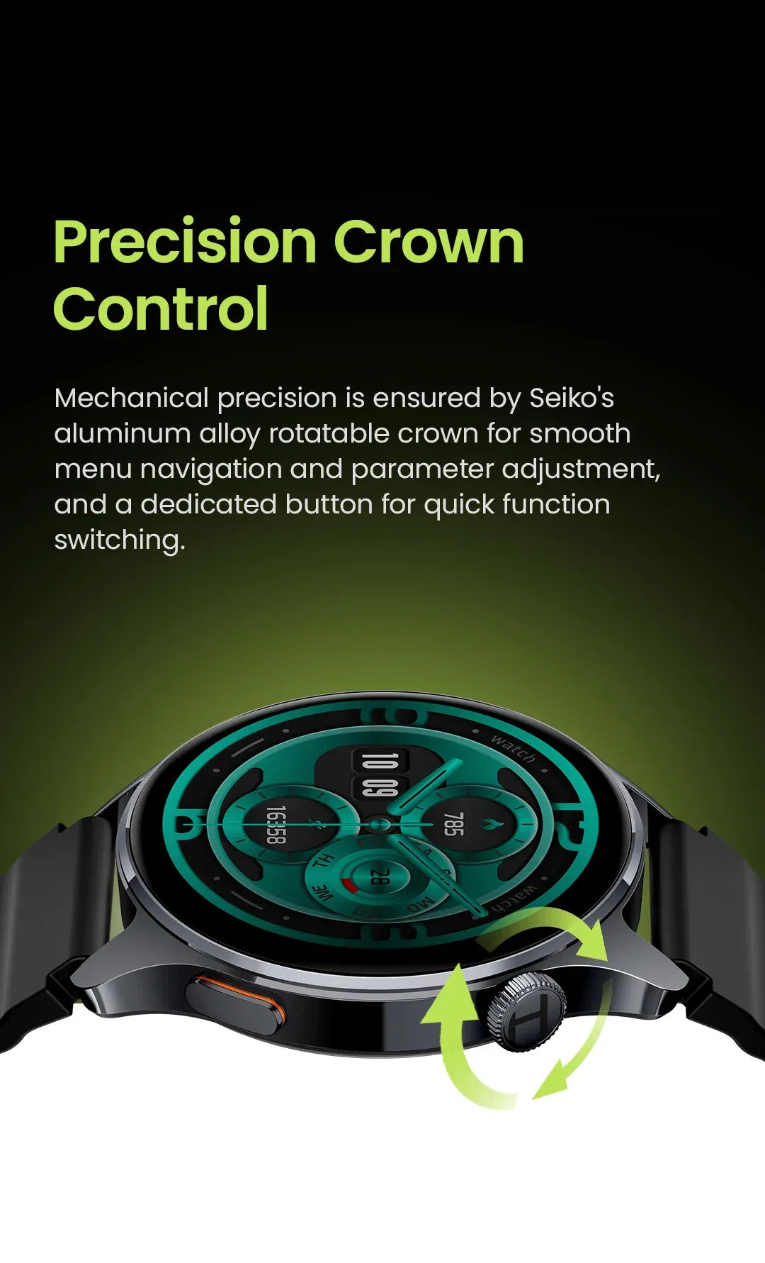 HAYLOU Watch 4S GPS Smartwatch 1.43” HD AMOLED Display 5 Satellite GPS Positioning 120+ Workout Modes Sport Fitness Smart Watch - Wear444