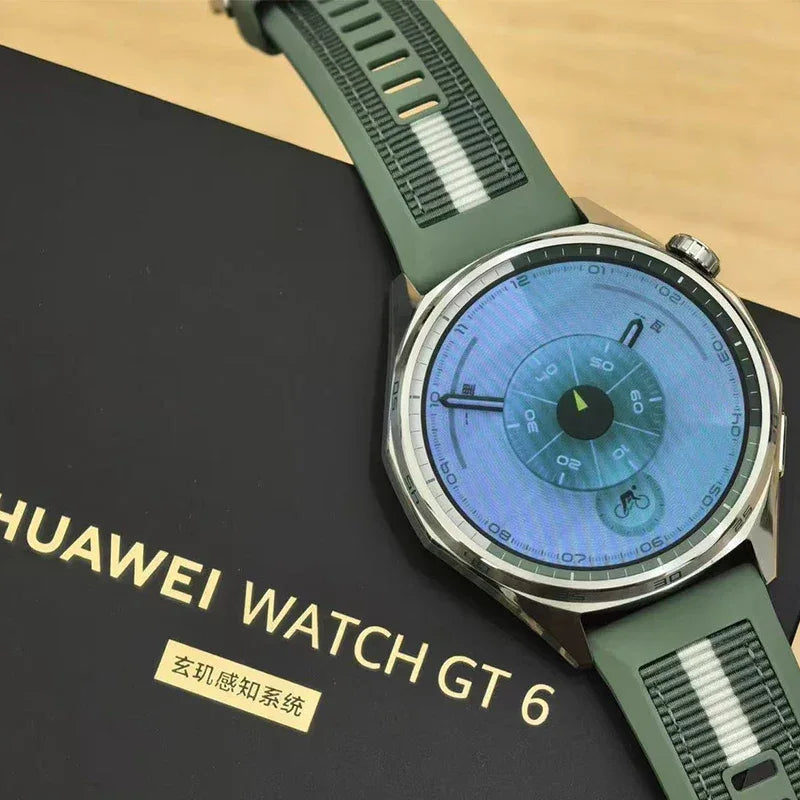 2025 New HUAWEI WATCH GT 6 Global Version Smartwatch Features AMOLED Screen 41mm/46mm Compatibility iOS and Android Supports NFC - Wear444