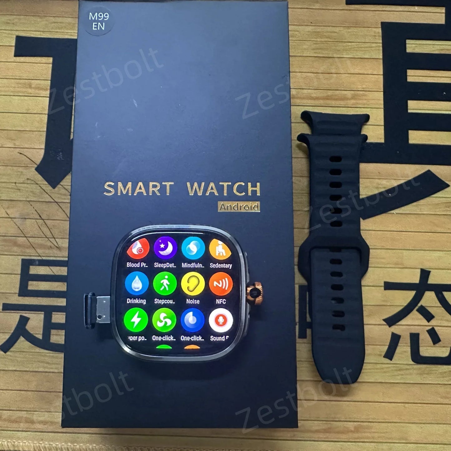 Original M99 Smartwatch 2.4 inch Amoled Screen insert 4G/5G Sim Card GPS WIFI 190° Rotating Camera Game Android 10.0 Smart Watch - Wear444