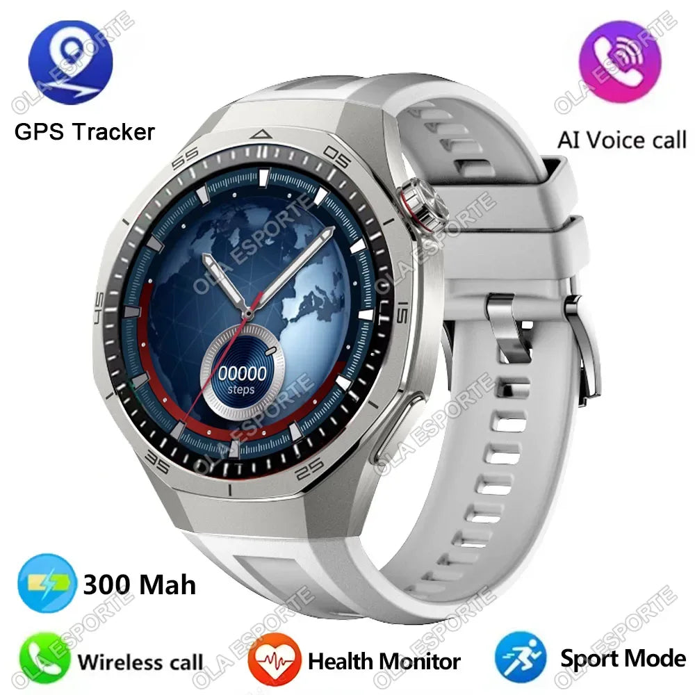 2026 Watch 5 Pro GPS Track Smart Watch Men 360*360 AMOLED Screen BT Call Fitness IP68 Waterproof Health Monitor Man Smartwatches - Wear444