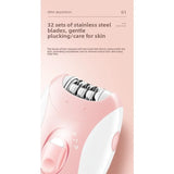 Electric hair removal device, waterproof and private trimmer, compact and portable shaver