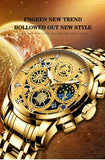 BINBOND B4010 Fashion Casual Quartz Men Watch Stainless Steel Strap Luxury Dial Luminous 30M Waterproof Business Men Wristwatch