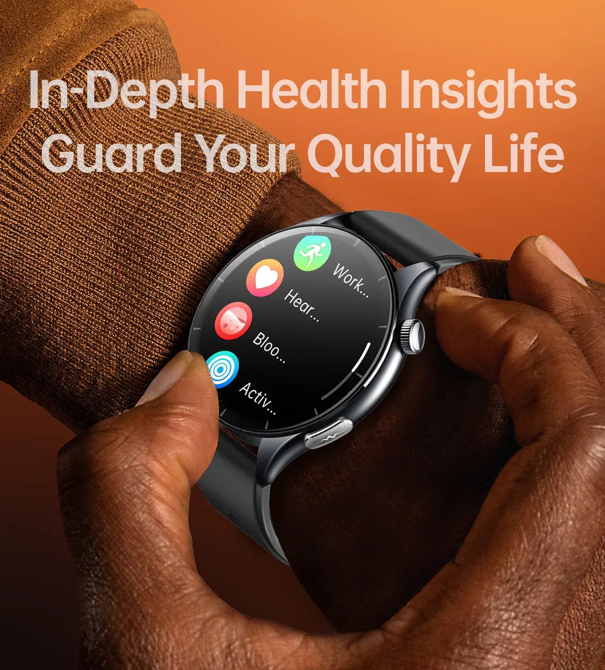 2025 New NFC+ECG+PPG Health Smart Watch BMI Fat Heart Rate Blood Pressure Watch 380mAh BT Call IP68 Waterproof Sports Bracelet - Wear444