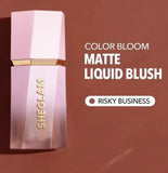 sheglam Blush Liquid Cheek Blush Eyes&lips Makeup Blush Stick Gel Cream Waterproof Multi-purpose Cosmetics with Sponge