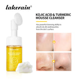 Turmeric Cleansing Mousse Exfoliating Hydrating Mild Non-Irritating Cleansing Moisturizing Soothing Foaming Facial Wash