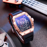 2025 New Fashion Men Luxury Watches Mens Top Big Silicone Jelly Casual Quartz Watch For Gift Relogio Masculino Male Wristwatches