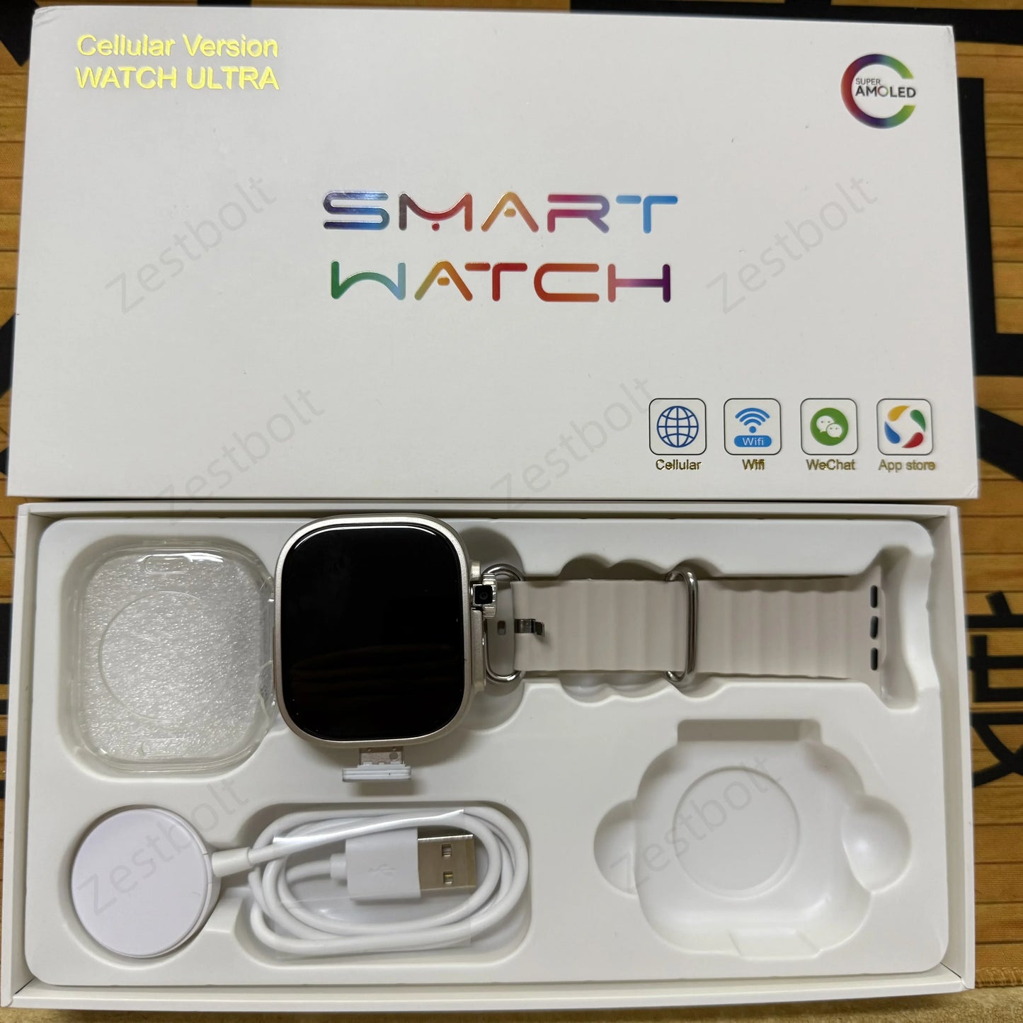 Curved Display S10 Ultra 3 Smartwatch JC02 Pro Smart Watch With 190° Rotary Camera NFC GPS WIFI Compass 2.26inch Amoled Screen - Wear444