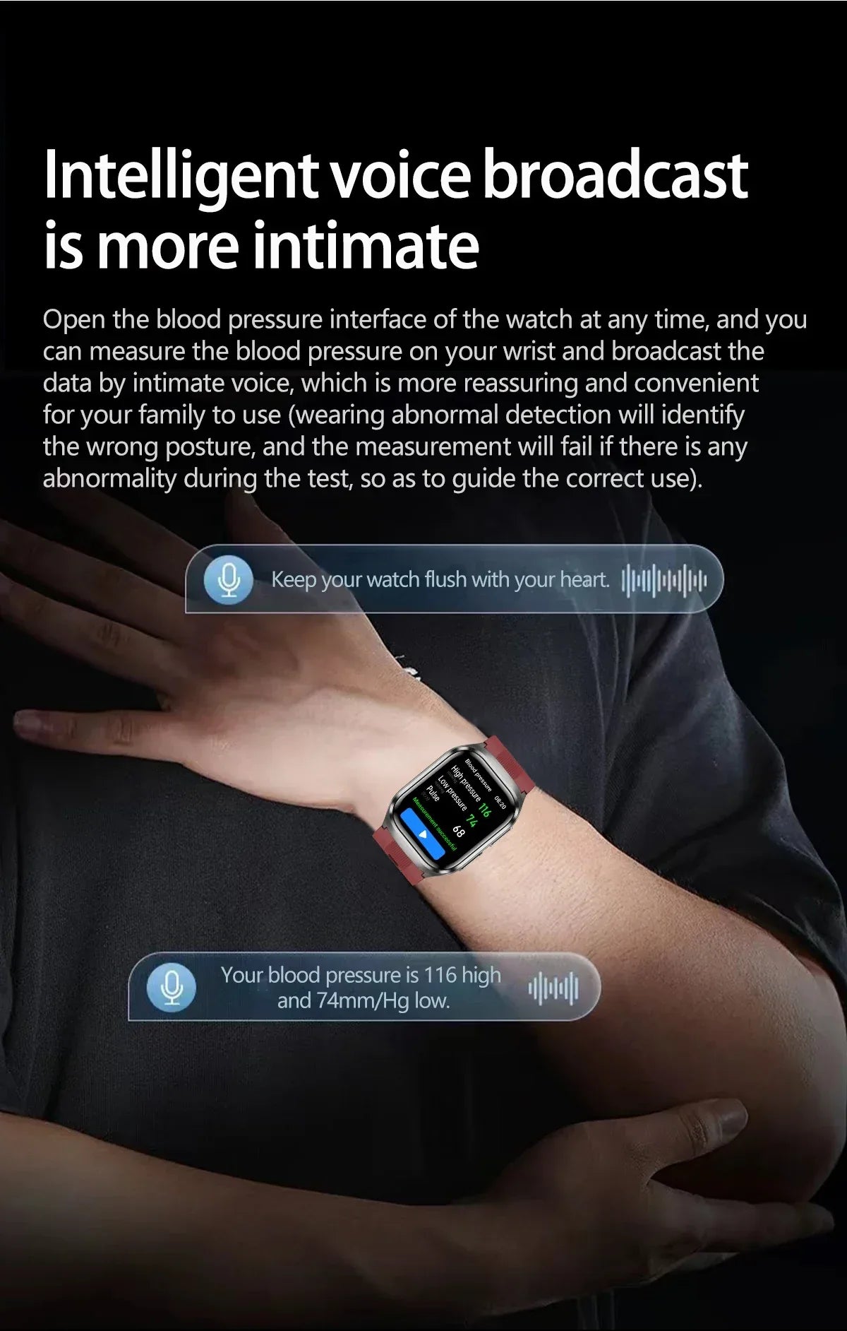 2025New Heart Health Analysi NFC Air Pump+Air Bag Smart Watch Men Accurate Blood Pressure Uric Acid ECG Call Smart Bracelet lady - Wear444