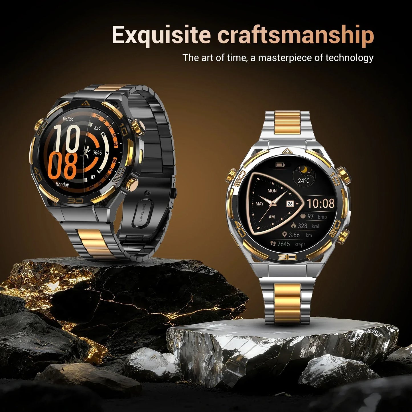 Blackview W90 Pro Smartwatch 1.43" AMOLED Display Up to 20 Days Battery Life, Blood Oxygen,Bluetooth Calling,Heart Rate Monitor - Wear444