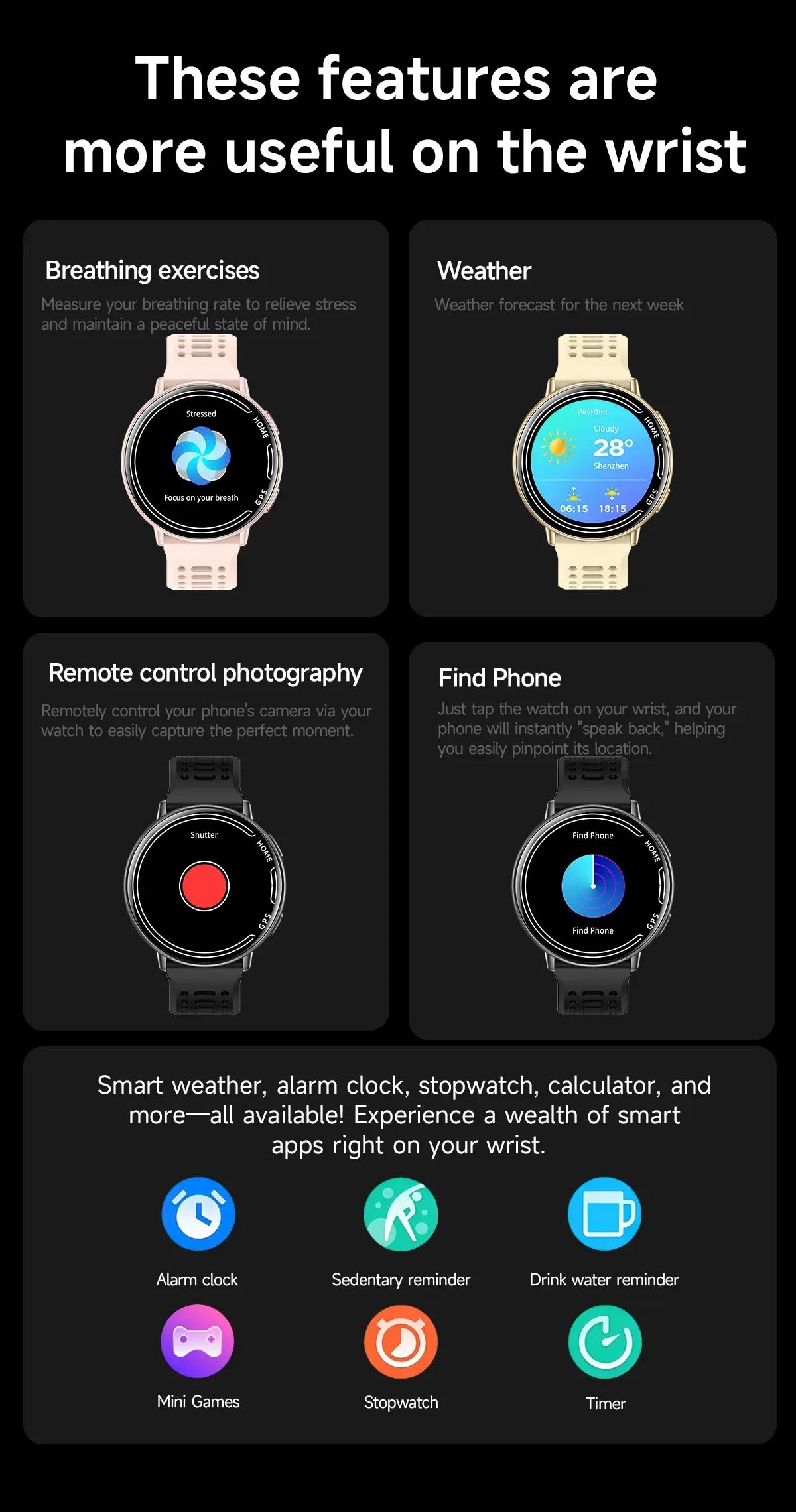 For Amazfit Active 2 GPS smartwatch for Men and Women, Ai GPT Amoled waterproof sports smartwatch Compass NFC BT call watch New - Wear444
