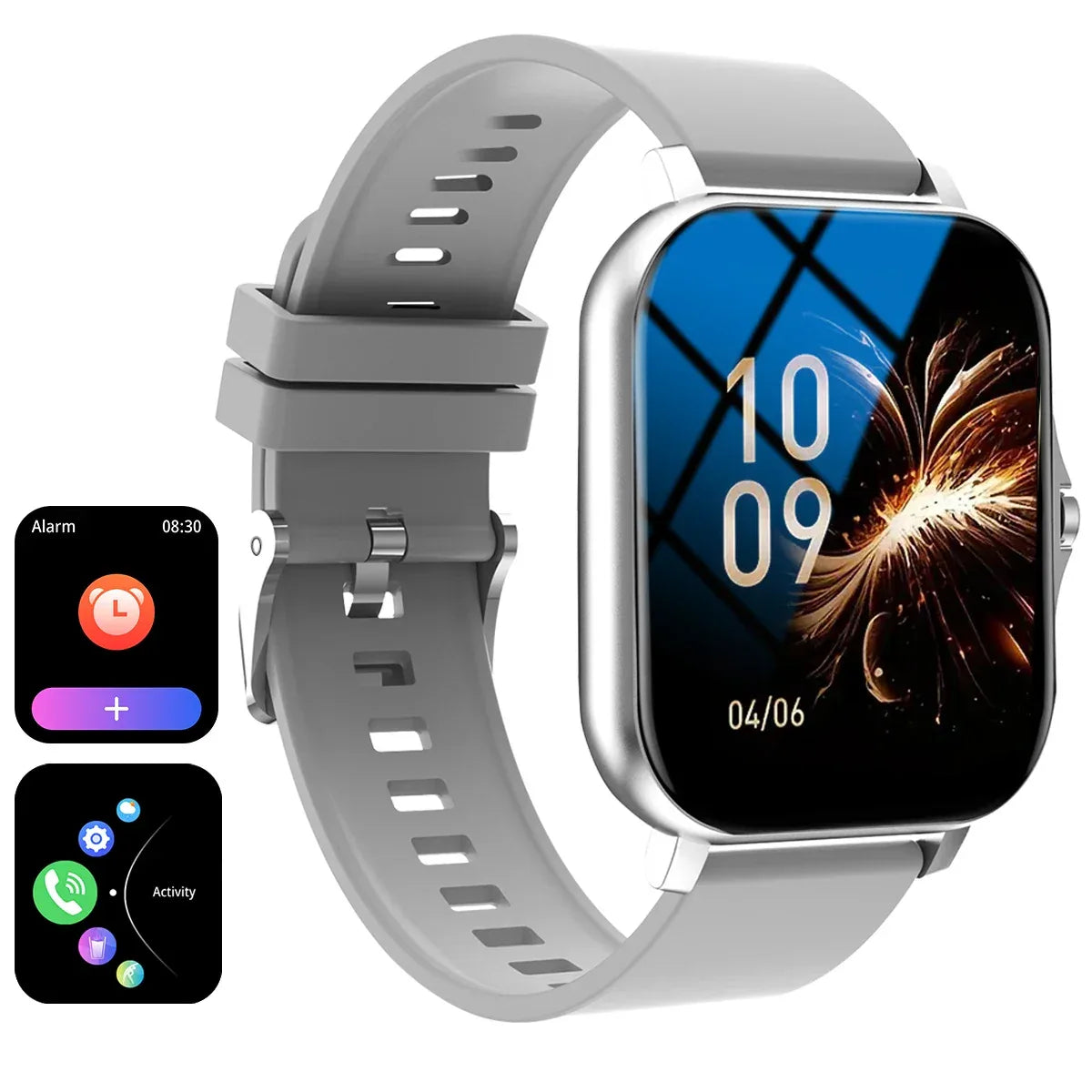 Smart watch, call, message reminder, compatible with iPhone/android mobile phone, smart sports watch suitable for men and women - Wear444