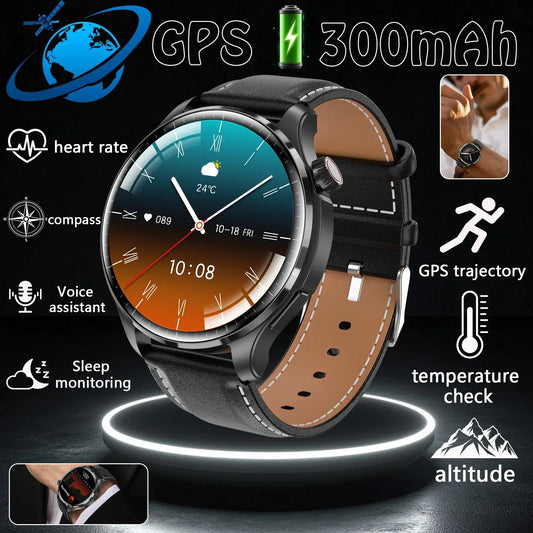 2026 NEW Fashion GPS Outdoor fitness NFC Smart Watch Men 1.53 Inch Screen Bluetooth Call IP68 Waterproof Man Smart Watches Man - Wear444