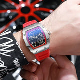 2025 New Fashion Men Luxury Watches Mens Top Big Silicone Jelly Casual Quartz Watch For Gift Relogio Masculino Male Wristwatches