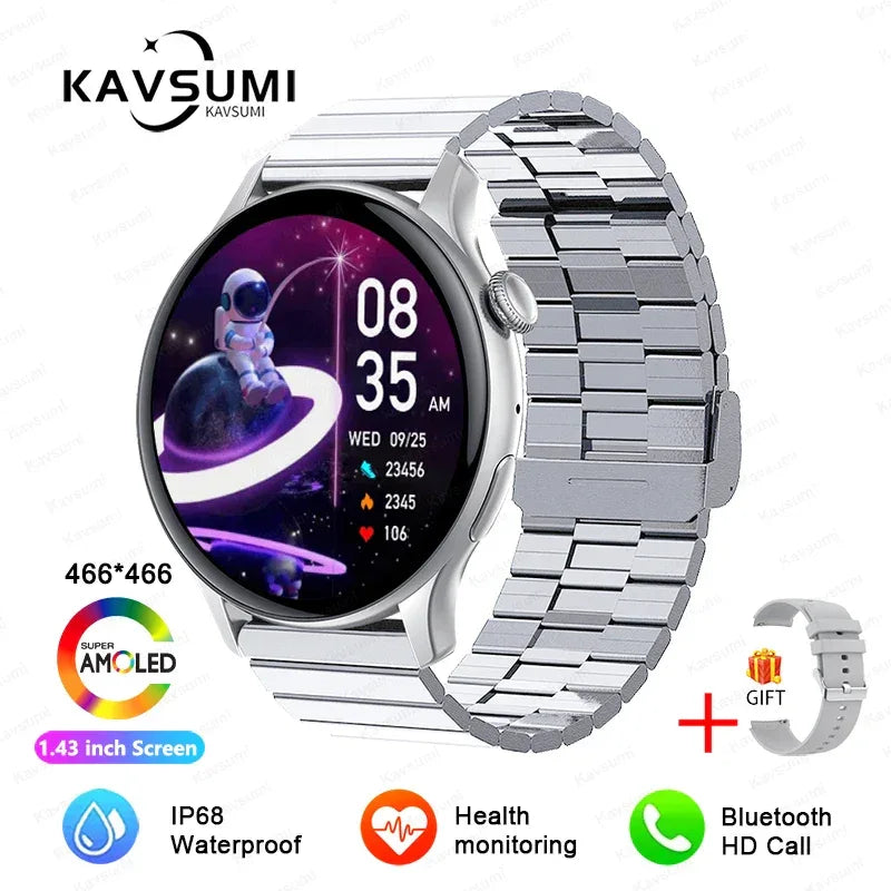 Smartwatch for Women AMOLED Screen Always Display Time NFC IP68 Waterproof Sports Call Women Smart Watch For Women Custom dial - Wear444