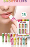 12 PCS/gift lip balm set 5g Deep Moisturizing and long-lasting moisturizing exfoliating to create hydrated lips